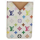 LOUIS VUITTON Monogram Multicolor Etui Miroir White M92651 LV Auth 162263V-13
