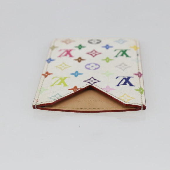 LOUIS VUITTON Monogram Multicolor Etui Miroir White M92651 LV Auth 162263V