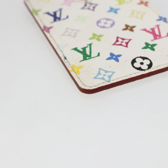 LOUIS VUITTON Monogram Multicolor Etui Miroir White M92651 LV Auth 162263V