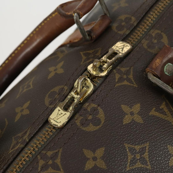 LOUIS VUITTON Monogram Keepall 50 Boston Bag M41426 LV Auth 162280
