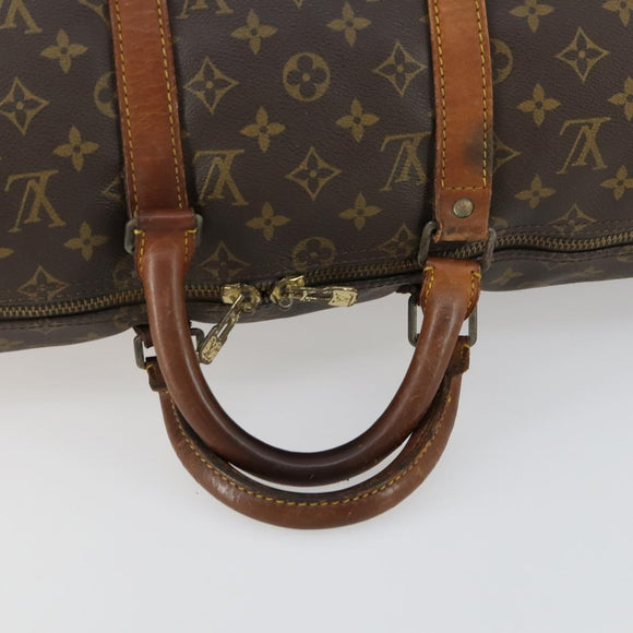LOUIS VUITTON Monogram Keepall 50 Boston Bag M41426 LV Auth 162280