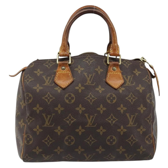 LOUIS VUITTON Monogram Speedy 25 Hand Bag M41528 LV Auth 162284