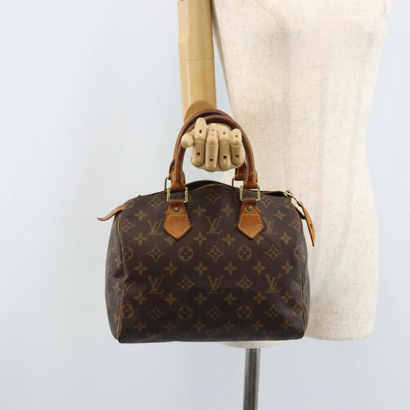 LOUIS VUITTON Monogram Speedy 25 Handtasche M41528 LV Auth 162284
