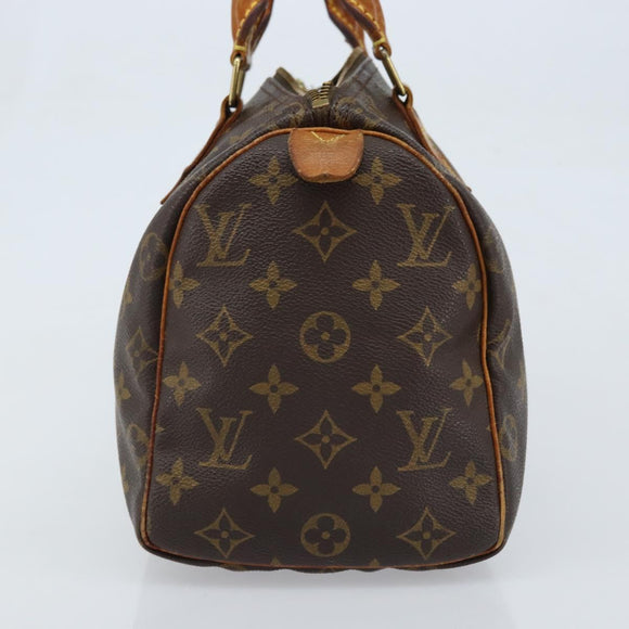 LOUIS VUITTON Monogram Speedy 25 Hand Bag M41528 LV Auth 162284