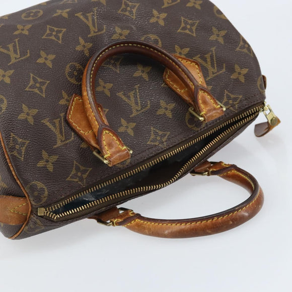 LOUIS VUITTON Monogram Speedy 25 Handtasche M41528 LV Auth 162284