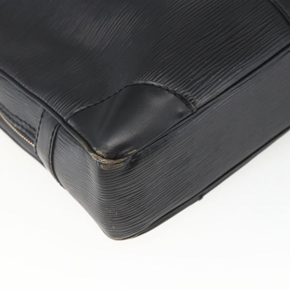 LOUIS VUITTON Epi Porte Documents Voyage Business Bag Black M40321 Auth 162287