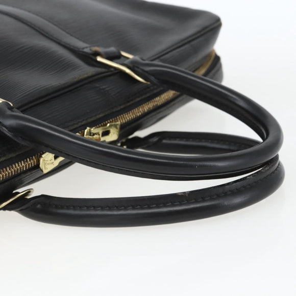 LOUIS VUITTON Epi Porte Documents Voyage Business Bag Black M40321 Auth 162287