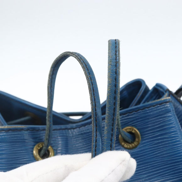 LOUIS VUITTON Epi Noe Shoulder Bag Toledo Blue M44005 LV Auth 162294