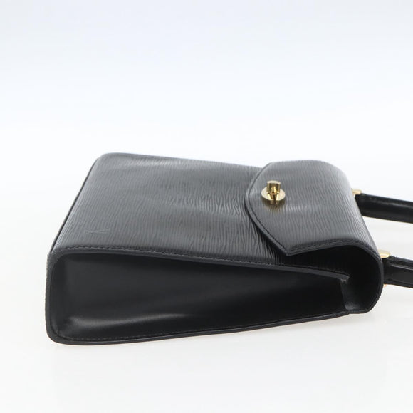 LOUIS VUITTON Epi Malesherbes Hand Bag Black M52372 LV Auth 162295