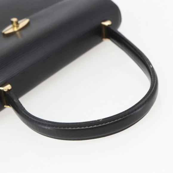 LOUIS VUITTON Epi Malesherbes Hand Bag Black M52372 LV Auth 162295