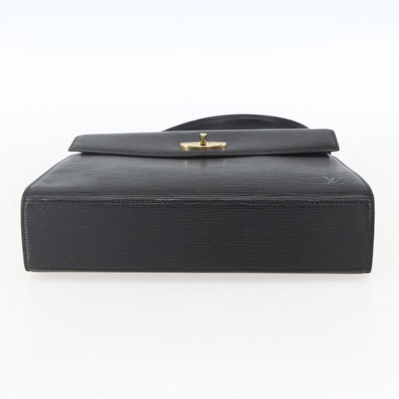 LOUIS VUITTON Epi Malesherbes Hand Bag Black M52372 LV Auth 162295
