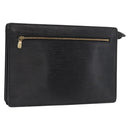 LOUIS VUITTON Epi Angian Shoulder Bag 2way Black M52112 LV Auth 162296-1