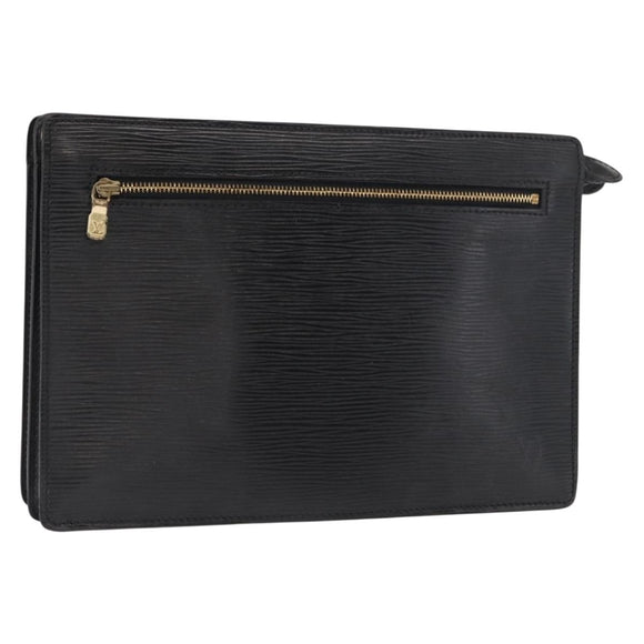 LOUIS VUITTON Epi Angian Shoulder Bag 2way Black M52112 LV Auth 162296