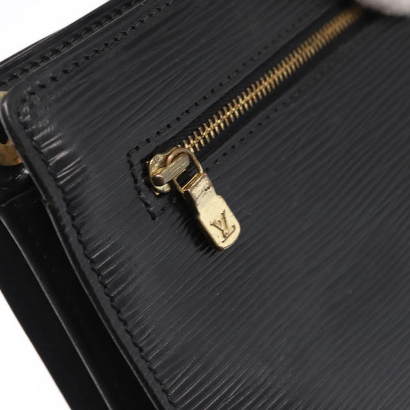 LOUIS VUITTON Epi Angian Shoulder Bag 2way Black M52112 LV Auth 162296