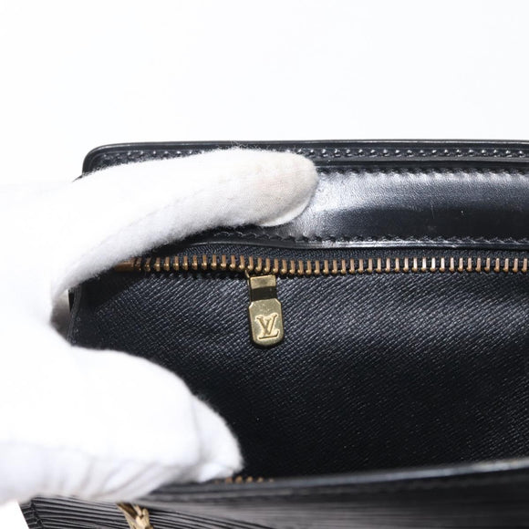 LOUIS VUITTON Epi Angian Shoulder Bag 2way Black M52112 LV Auth 162296