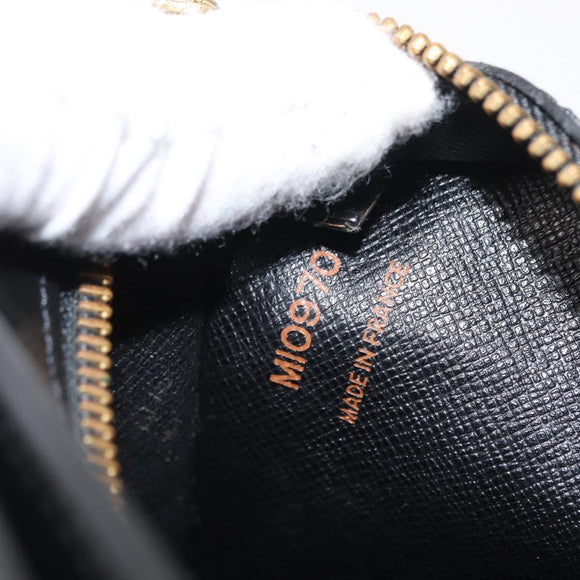 LOUIS VUITTON Epi Angian Shoulder Bag 2way Black M52112 LV Auth 162296