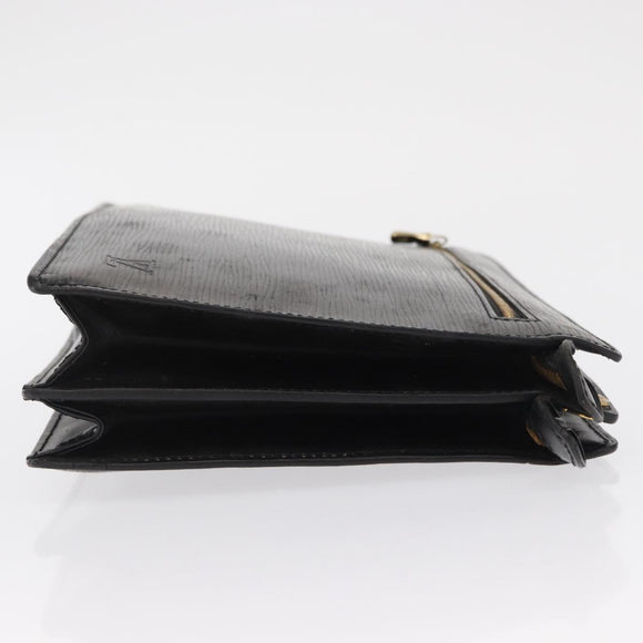 LOUIS VUITTON Epi Angian Shoulder Bag 2way Black M52112 LV Auth 162296