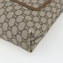 GUCCI GG Plus Supreme Web Sherry Line Tote Bag PVC Beige Gold Auth 162304-9