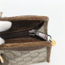GUCCI GG Supreme Web Sherry Line Hand Bag PVC Beige Gold 010 378 Auth 162305-10