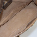 GUCCI GG Supreme Web Sherry Line Hand Bag PVC Beige Gold 010 378 Auth 162305-11