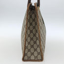 GUCCI GG Supreme Web Sherry Line Hand Bag PVC Beige Gold 010 378 Auth 162305-3