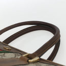 GUCCI GG Supreme Web Sherry Line Hand Bag PVC Beige Gold 010 378 Auth 162305-8