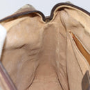 GUCCI GG Supreme Web Sherry Line Hand Bag PVC Beige 378 002 4466 Auth 162306-21