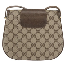 GUCCI GG Supreme Shoulder Bag PVC Beige Gold 10 02 031 Auth 162315 - 0