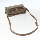 GUCCI GG Supreme Web Sherry Line Bag PVC Beige Red 119 02 087 Auth 162316-7