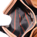 LOEWE Velazquez Hand Bag Leather Brown Gold Auth 162319-22