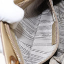 Salvatore Ferragamo Gancini Shoulder Bag Leather Gold Auth 162322-21