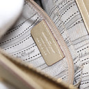 Salvatore Ferragamo Gancini Shoulder Bag Leather Gold Auth 162322-22
