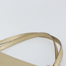 Salvatore Ferragamo Gancini Shoulder Bag Leather Gold Auth 162322-8