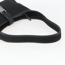 Salvatore Ferragamo Hand Bag Nylon Black Silver Auth 162323-7