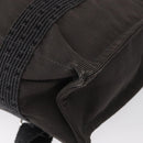 HERMES Her Line A Dos MM Backpack Canvas Gray Silver Auth 162331-13