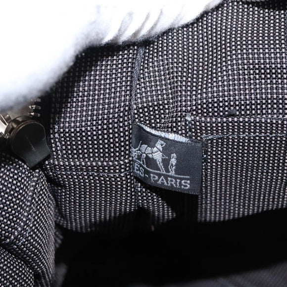 HERMES Her Line A Dos MM Backpack Canvas Gray Silver Auth 162331