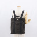 HERMES Her Line A Dos MM Backpack Canvas Gray Silver Auth 162331-23