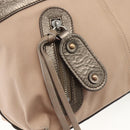 Chloe Tote Bag PVC Leather Gold Auth 162332-10