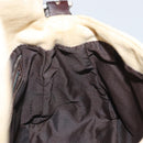 FENDI Zucca Canvas Mamma Baguette Shoulder Bag Beige Silver Auth 162335-22