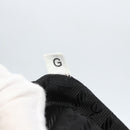 PRADA Schoudertas Nylon Zwart Zilver Auth 162342-11