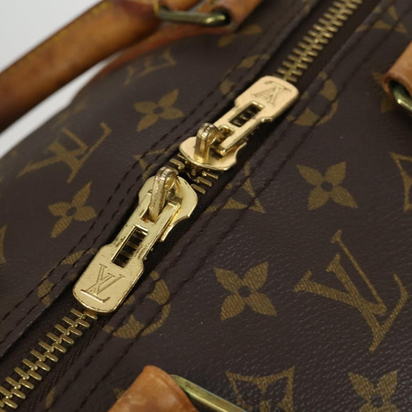LOUIS VUITTON Monogram Keepall Bandouliere 55 Boston Bag M41414 LV Auth 162347