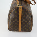 LOUIS VUITTON Monogram Keepall Bandouliere 55 Boston Bag M41414 LV Auth 162347-5