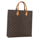 LOUIS VUITTON Monogram Sac Plat Hand Bag M51140 LV Auth 162353-1