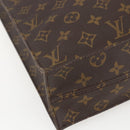 LOUIS VUITTON Monogram Sac Plat Hand Bag M51140 LV Auth 162353-11