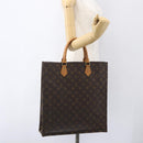 LOUIS VUITTON Monogram Sac Plat Hand Bag M51140 LV Auth 162353-19