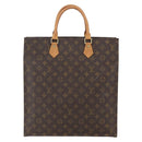 LOUIS VUITTON Monogram Sac Plat Hand Bag M51140 LV Auth 162353-3
