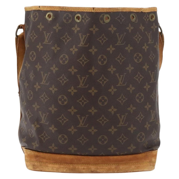 LOUIS VUITTON Monogram Noe Umhängetasche M42224 LV Auth 162355