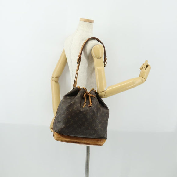 LOUIS VUITTON Monogram Noe Umhängetasche M42224 LV Auth 162355