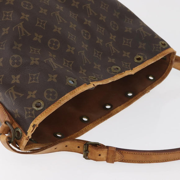LOUIS VUITTON Monogram Noe Umhängetasche M42224 LV Auth 162355