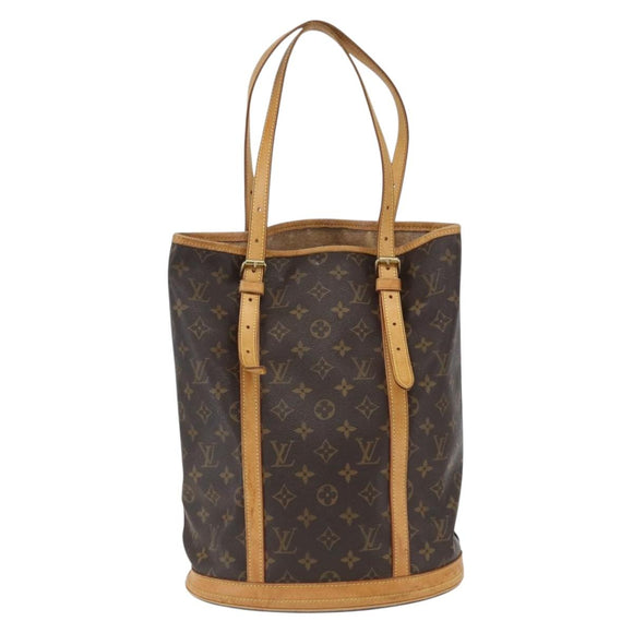 LOUIS VUITTON Monogram Bucket GM Shoulder Bag M42236 LV Auth 162356